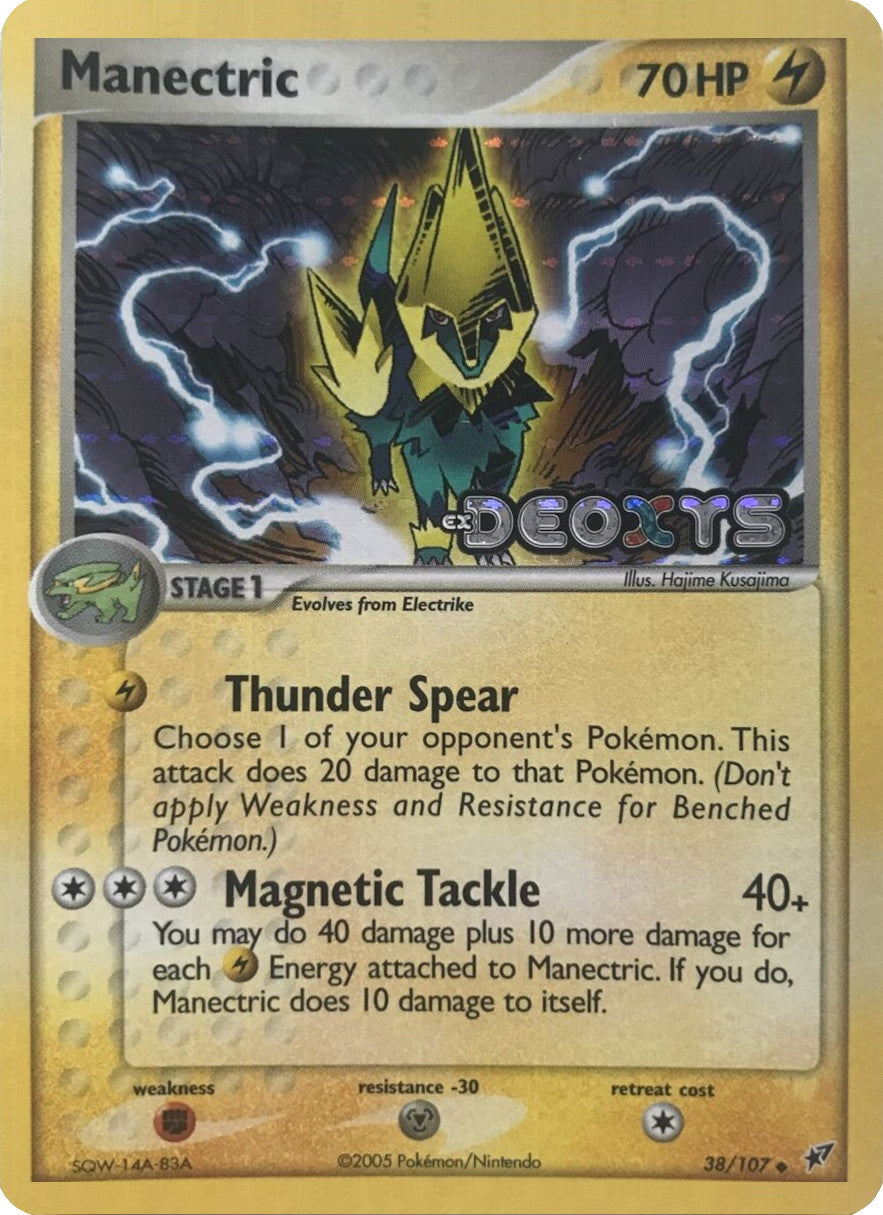 Manectric (38/107) (Stamped) [EX: Deoxys] | Chromatic Games