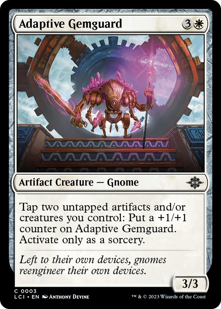 Adaptive Gemguard [The Lost Caverns of Ixalan] | Chromatic Games