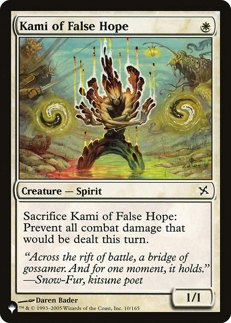 Kami of False Hope [The List Reprints] | Chromatic Games