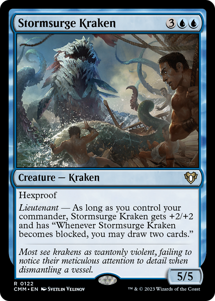 Stormsurge Kraken [Commander Masters] | Chromatic Games