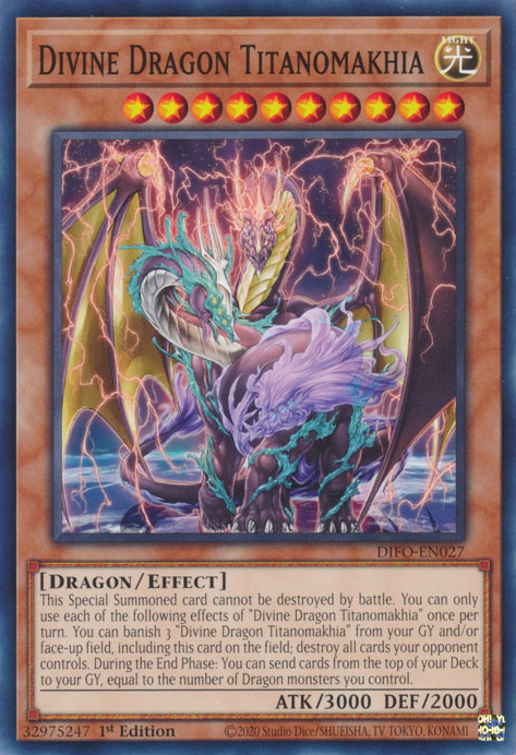 Divine Dragon Titanomakhia [DIFO-EN027] Common | Chromatic Games