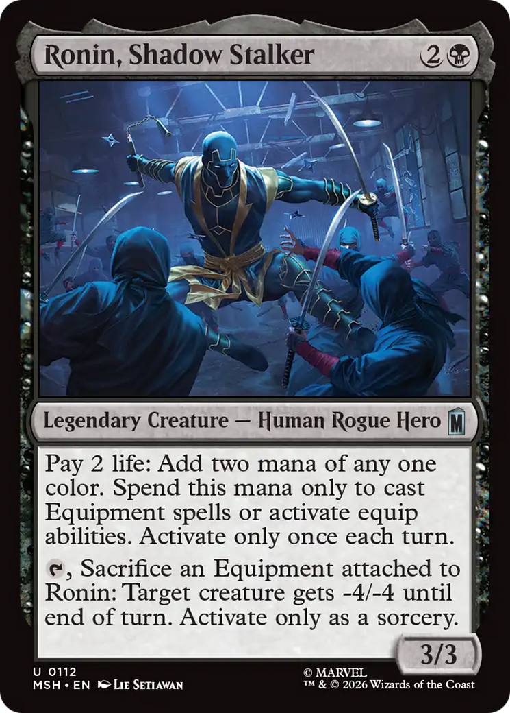 Ronin, Shadow Stalker [Marvel Super Heroes] | Chromatic Games