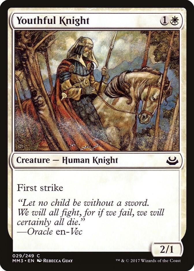 Youthful Knight 29/249 (Modern Masters 2017)  | Chromatic Games