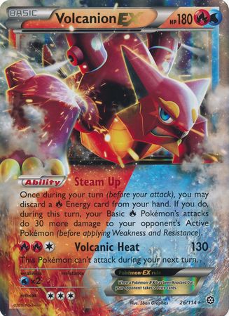 Volcanion EX (26/114) (Jumbo Card) [XY: Steam Siege] | Chromatic Games