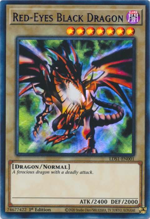 Red-Eyes Black Dragon (Blue) [LDS1-EN001] Ultra Rare | Chromatic Games