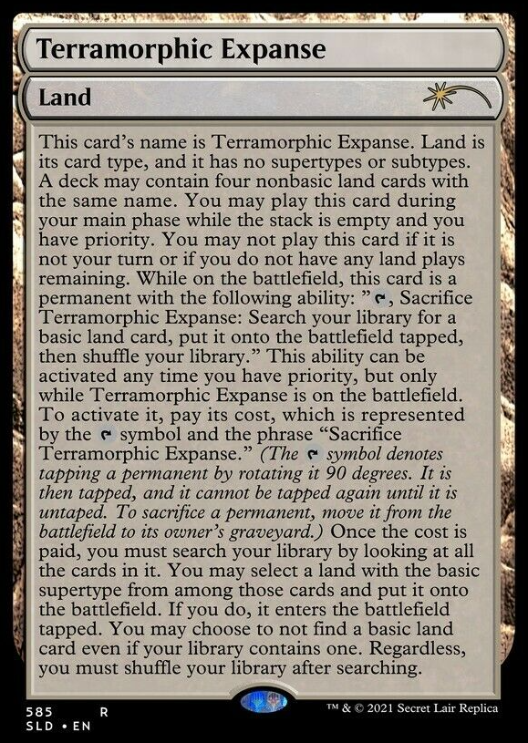 Terramorphic Expanse (Full Text) [Secret Lair Drop Promos] | Chromatic Games