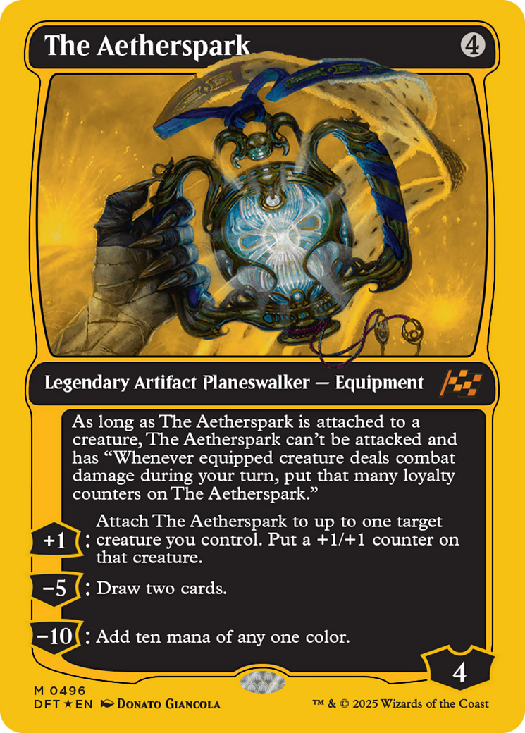 The Aetherspark (First-Place Foil) [Aetherdrift] | Chromatic Games