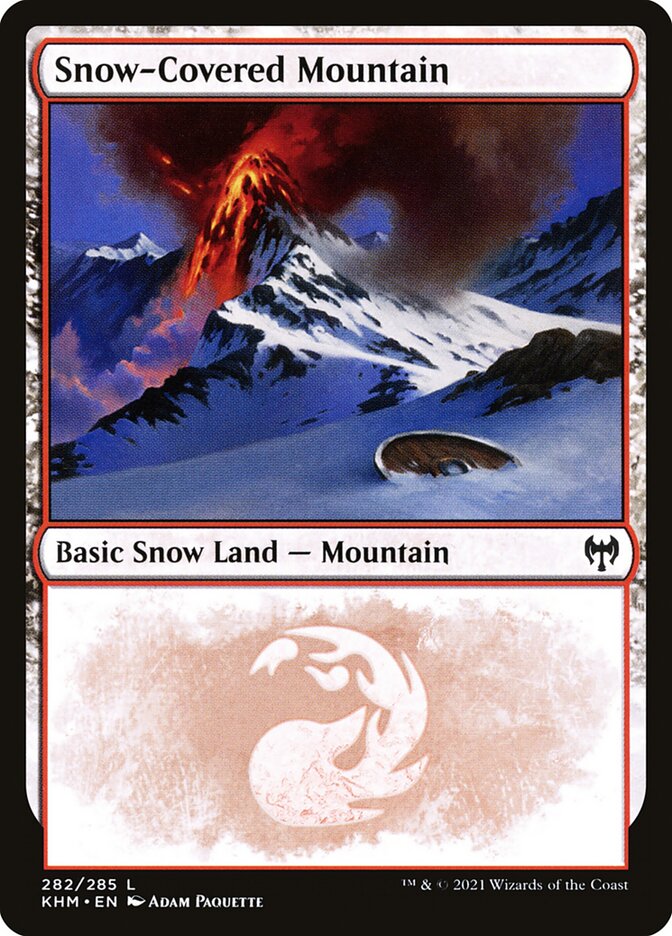 Snow-Covered Mountain 282/285 (Kaldheim)  - Foil | Chromatic Games