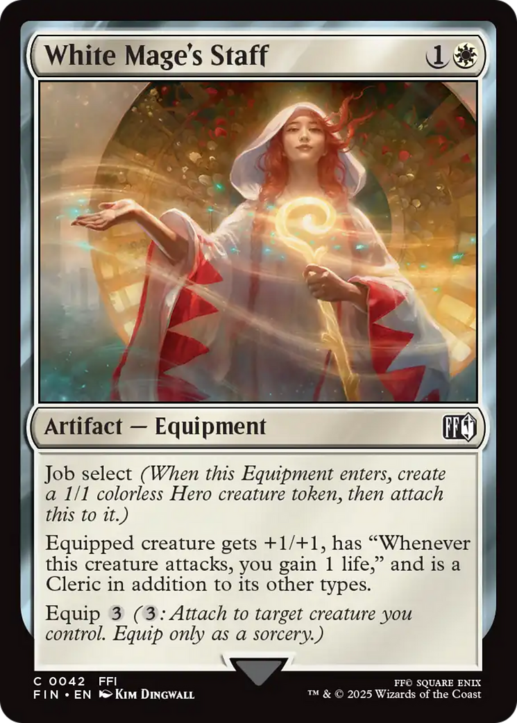 White Mage's Staff [FINAL FANTASY] | Chromatic Games