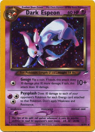 Dark Espeon (4/105) [Neo Destiny Unlimited] | Chromatic Games