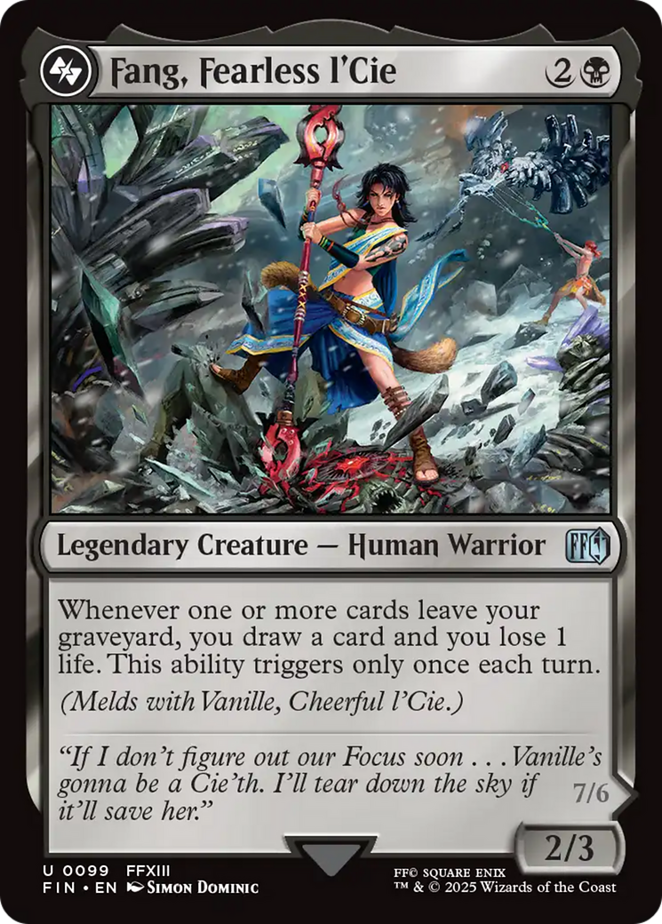 Fang, Fearless l'Cie [FINAL FANTASY] | Chromatic Games