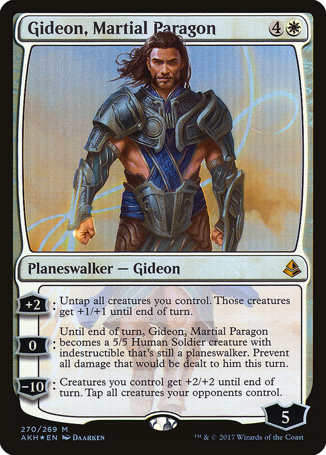 Gideon, Martial Paragon 270/269 (Amonkhet)  - Foil | Chromatic Games