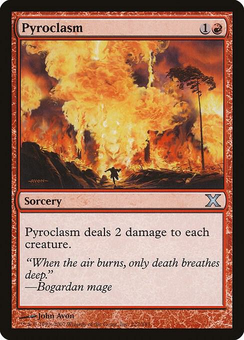 Pyroclasm 222/383 (10th Edition)  | Chromatic Games