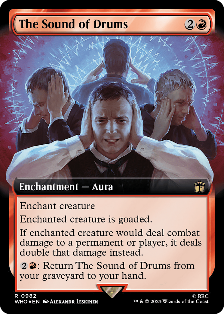 The Sound of Drums (Extended Art) (Surge Foil) [Doctor Who] | Chromatic Games