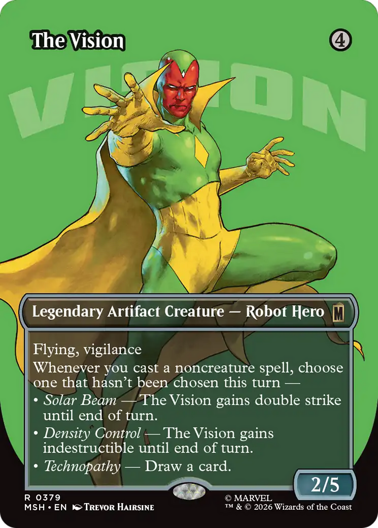 The Vision (Borderless) [Marvel Super Heroes] | Chromatic Games