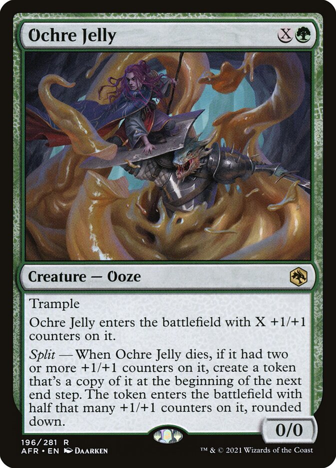 Ochre Jelly 196 (Adventures in the Forgotten Realms)  - Foil | Chromatic Games