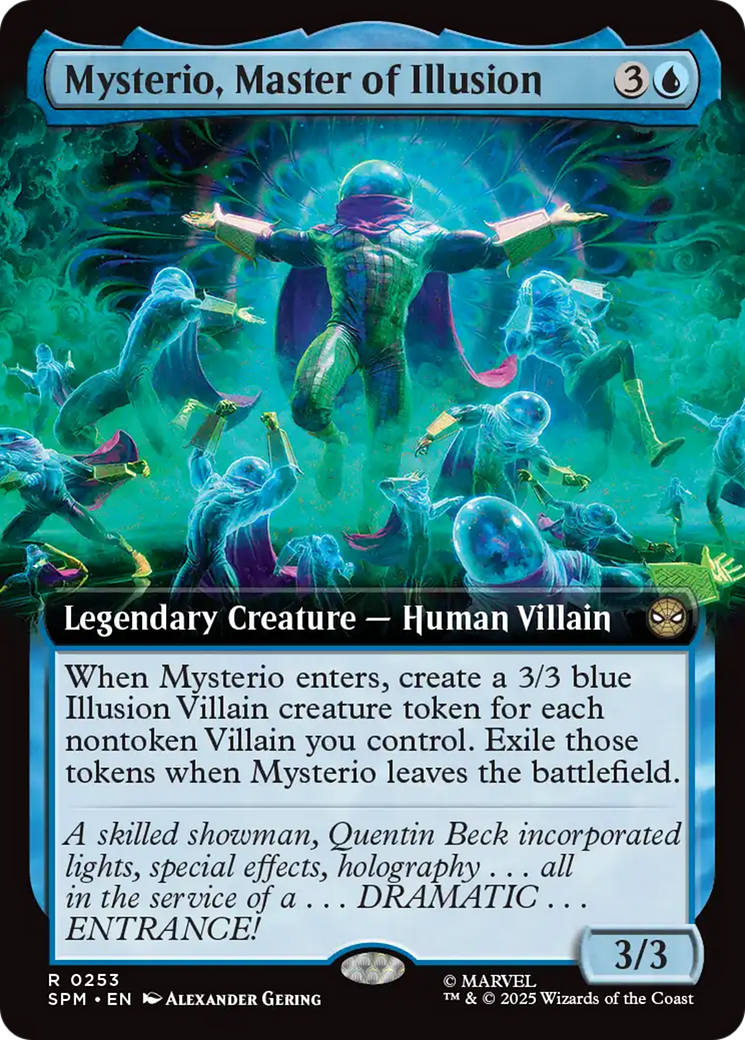 Mysterio, Master of Illusion (Extended Card) [Marvel's Spider-Man] | Chromatic Games