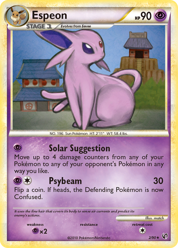 Espeon (2/90) [HeartGold & SoulSilver: Undaunted] | Chromatic Games