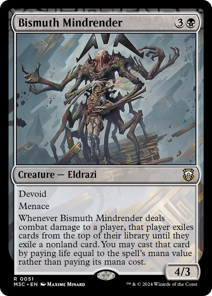 Bismuth Mindrender (Ripple Foil) [Modern Horizons 3 Commander] | Chromatic Games