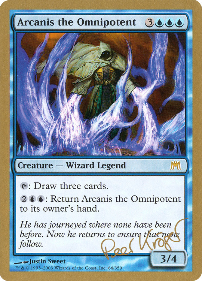 Arcanis the Omnipotent (Peer Kroger) [World Championship Decks 2003] | Chromatic Games