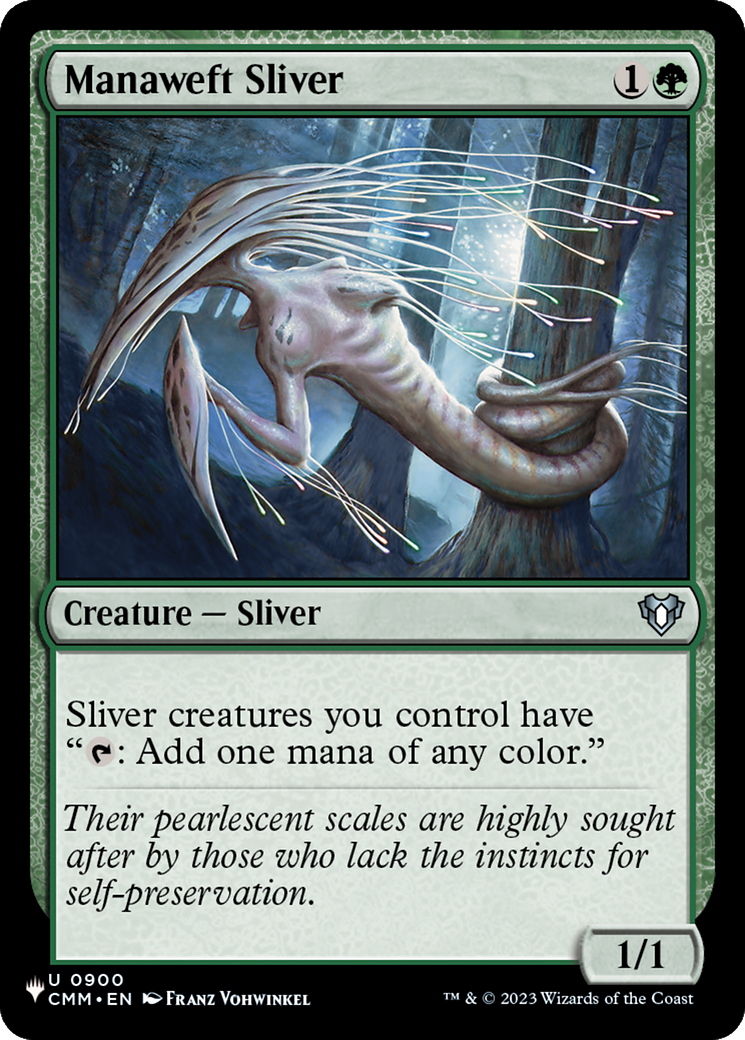 Manaweft Sliver (CMM) [The List] | Chromatic Games