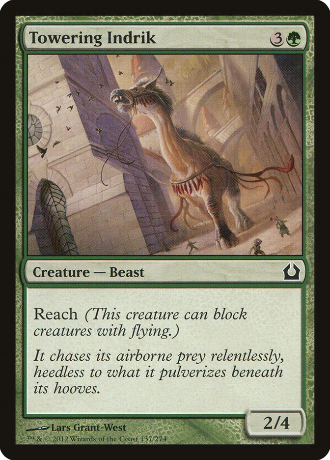 Towering Indrik 137/274 (Return to Ravnica)  | Chromatic Games