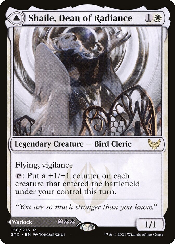 Shaile, Dean of Radiance // Embrose, Dean of Shadow 158 (Strixhaven: School of Mages)  - Foil | Chromatic Games