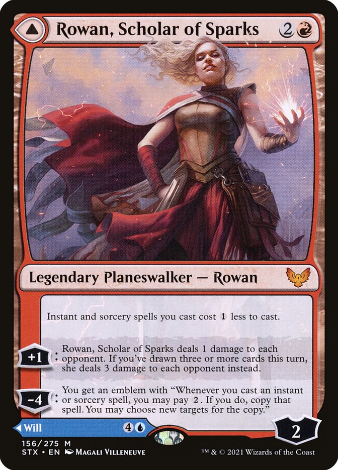 Rowan, Scholar of Sparks // Will, Scholar of Frost 156 (Strixhaven: School of Mages)  | Chromatic Games