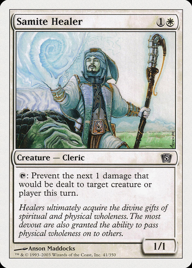Samite Healer 41/350 (8th Edition)  | Chromatic Games