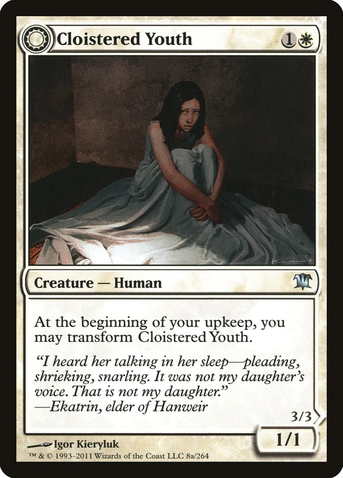 Cloistered Youth // Unholy Fiend 8/264 (Innistrad)  - Foil | Chromatic Games