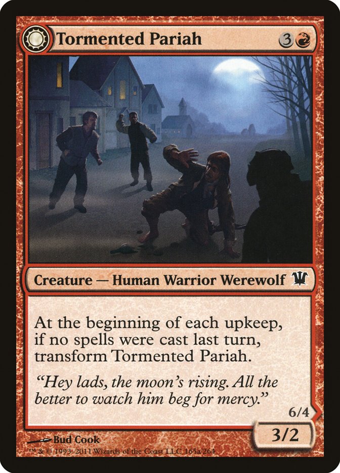 Tormented Pariah // Rampaging Werewolf 165/264 (Innistrad)  | Chromatic Games