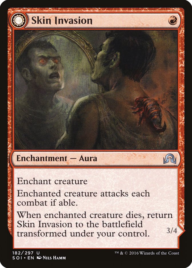 Skin Invasion // Skin Shedder 182/297 (Shadows over Innistrad)  | Chromatic Games