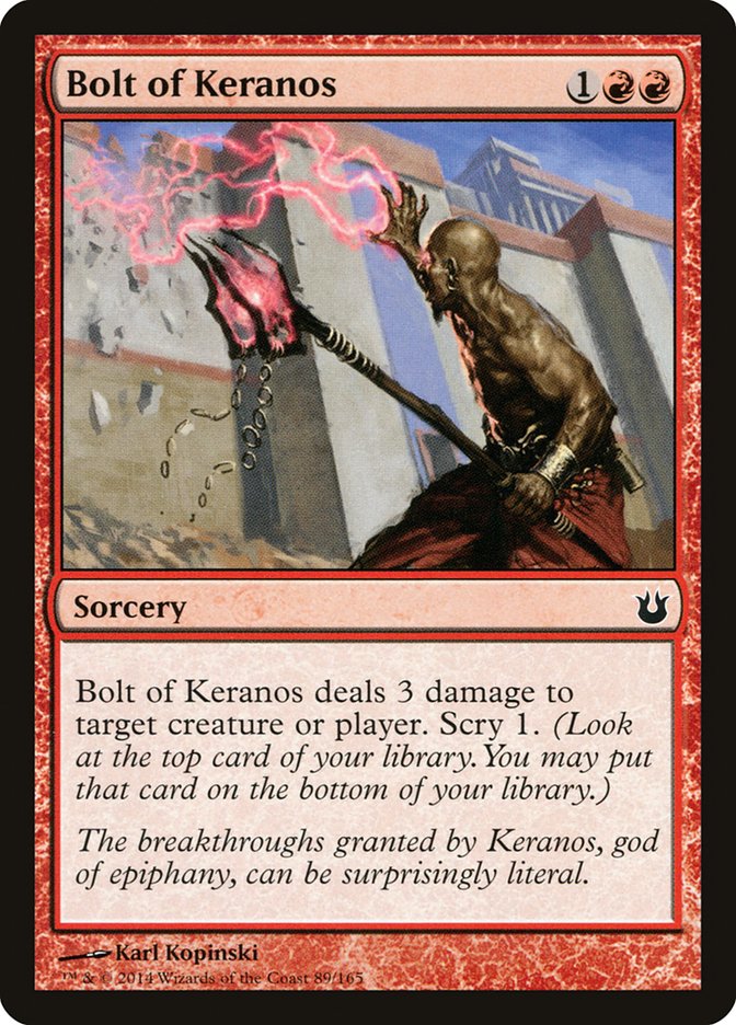 Bolt of Keranos 89/165 (Born of the Gods)  | Chromatic Games