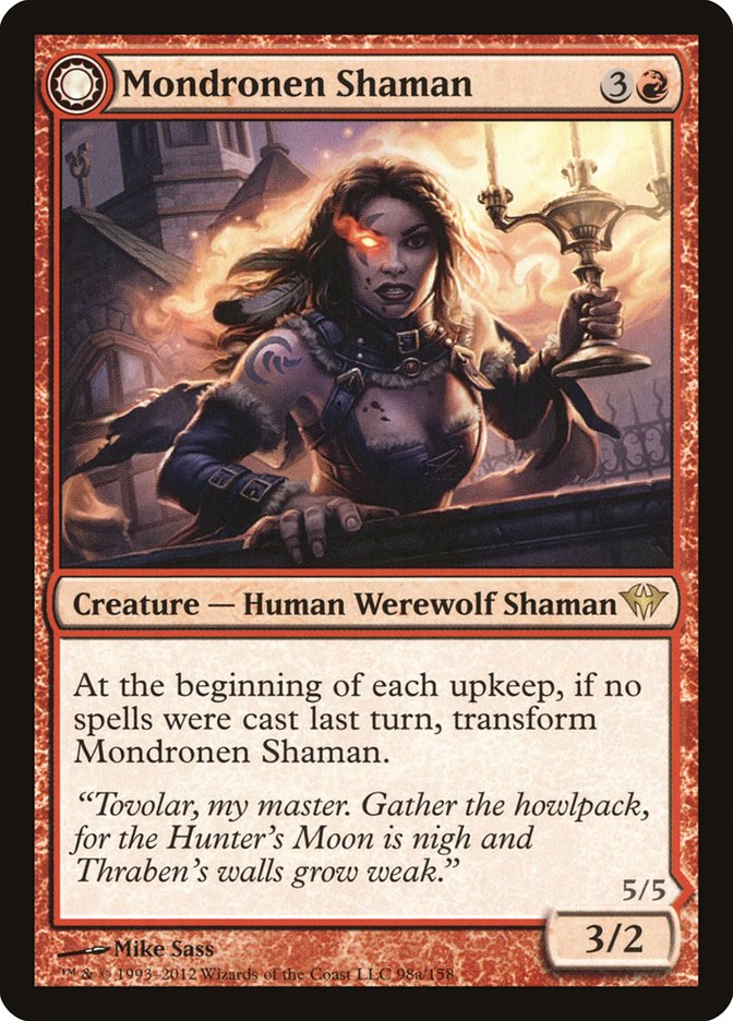Mondronen Shaman 98 (Dark Ascension)  | Chromatic Games