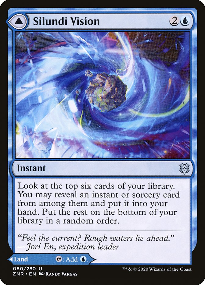 Silundi Vision // Silundi Isle 80/280 (Zendikar Rising)  | Chromatic Games