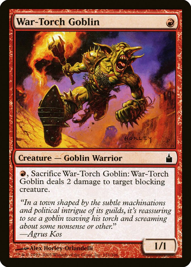 War-Torch Goblin 151/306 (Ravnica: City of Guilds)  | Chromatic Games