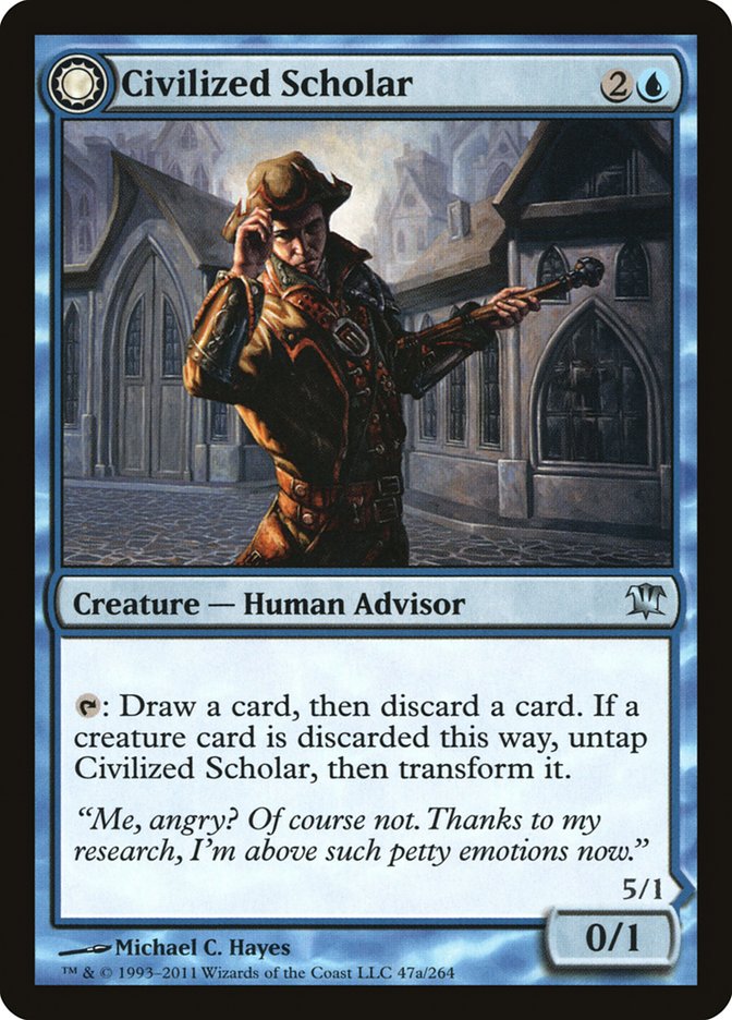 Civilized Scholar // Homicidal Brute 47/264 (Innistrad)  | Chromatic Games