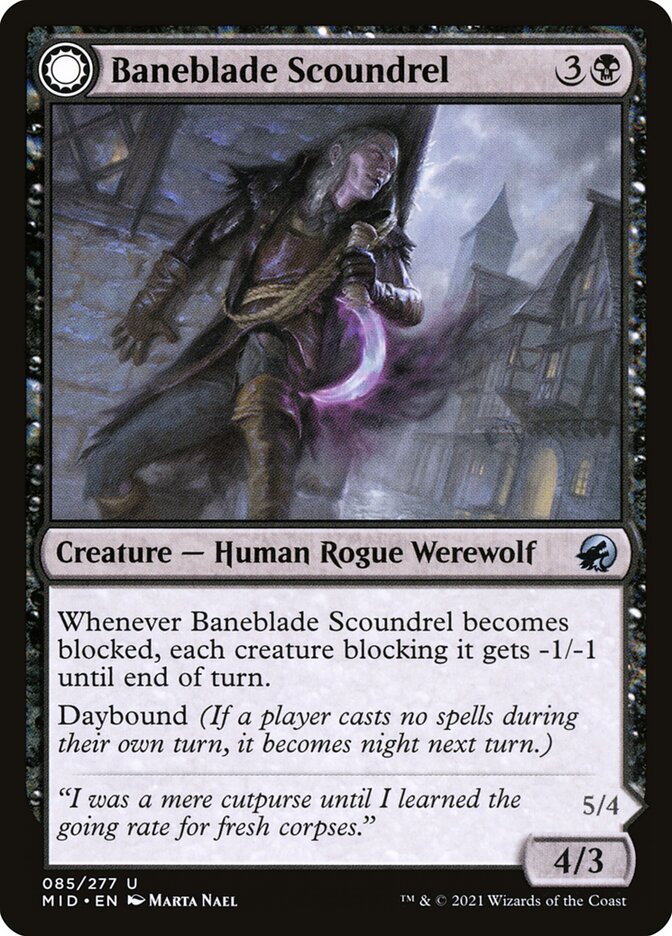 Baneblade Scoundrel 85 (Innistrad: Midnight Hunt)  | Chromatic Games