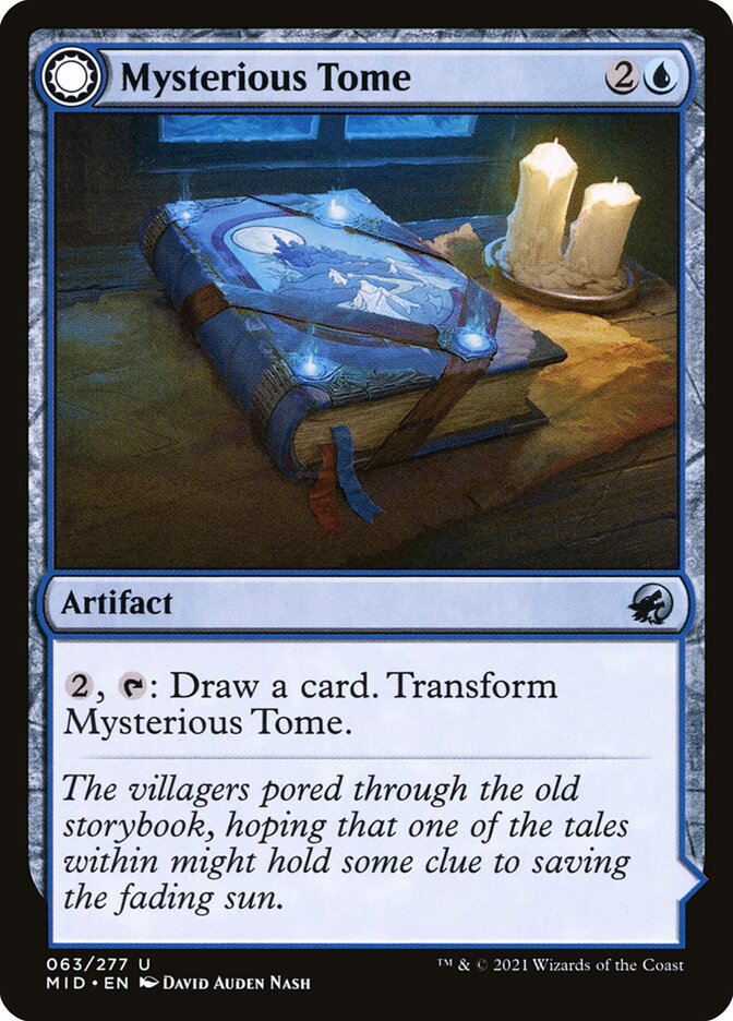 Mysterious Tome // Chilling Chronicle 63/277 (Innistrad: Midnight Hunt)  | Chromatic Games