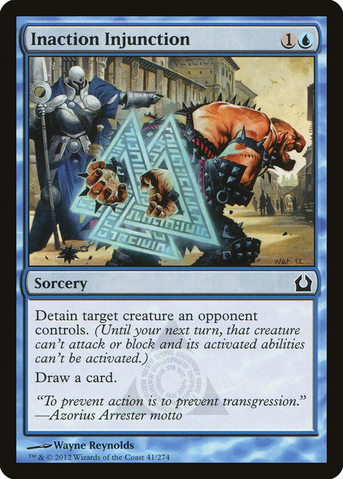 Inaction Injunction 41/274 (Return to Ravnica)  | Chromatic Games