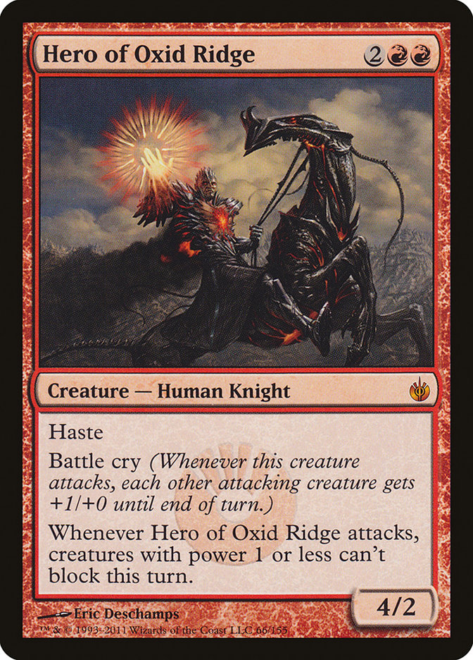 Hero of Oxid Ridge 66/155 (Mirrodin Besieged)  | Chromatic Games