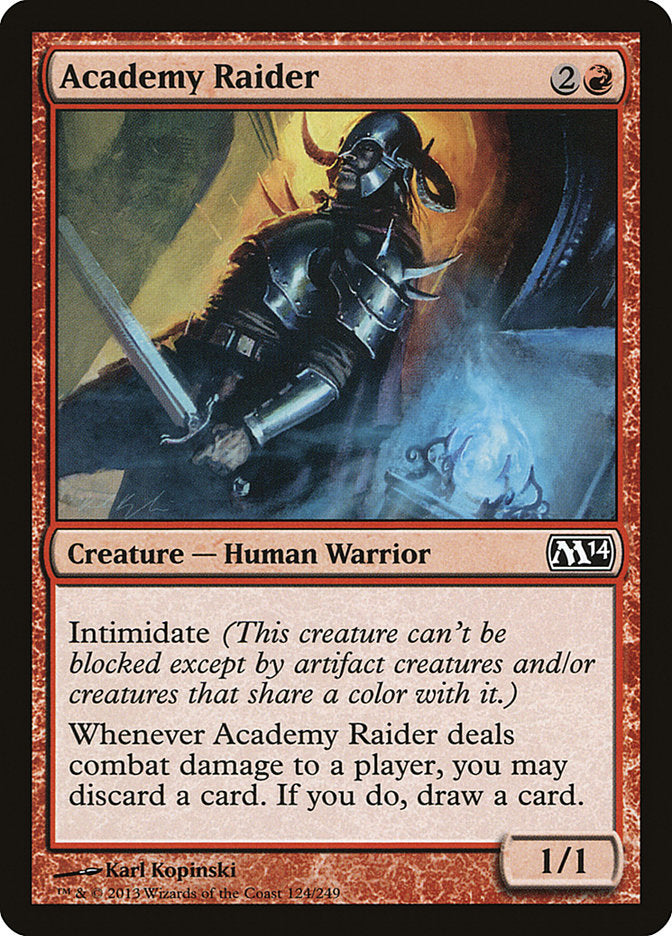 Academy Raider 124/249 (Magic 2014 (M14))  | Chromatic Games