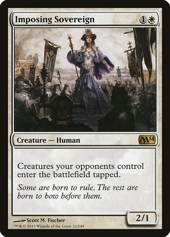 Imposing Sovereign 22/249 (Magic 2014 (M14))  | Chromatic Games