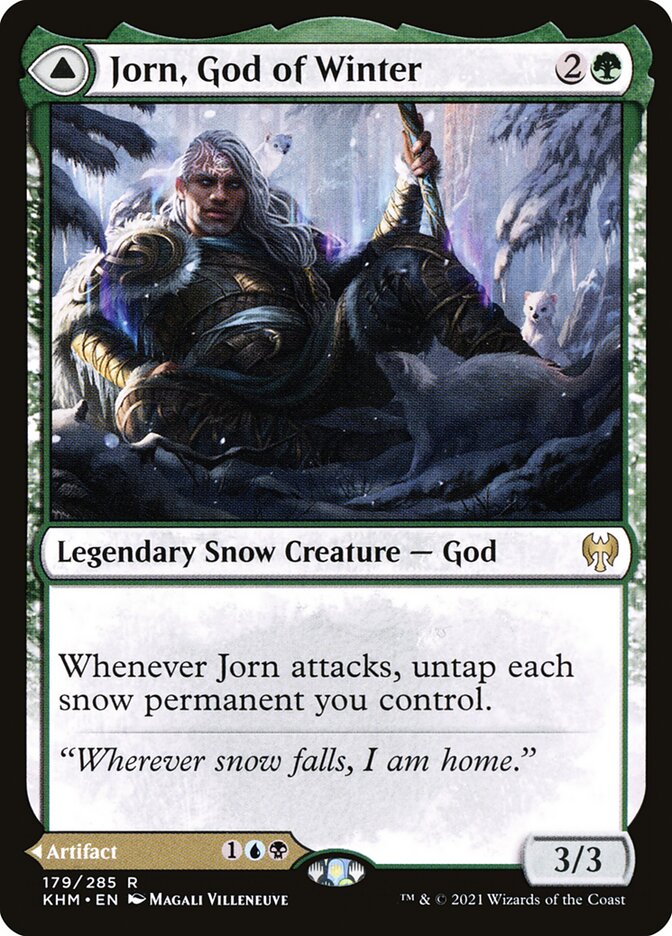 Jorn, God of Winter // Kaldring, the Rimestaff 179 (Kaldheim)  | Chromatic Games