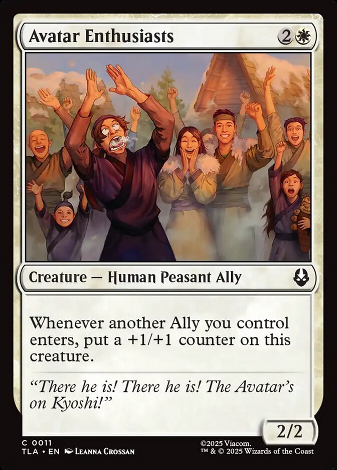 Avatar Enthusiasts 11/286 (Avatar: The Last Airbender)  | Chromatic Games