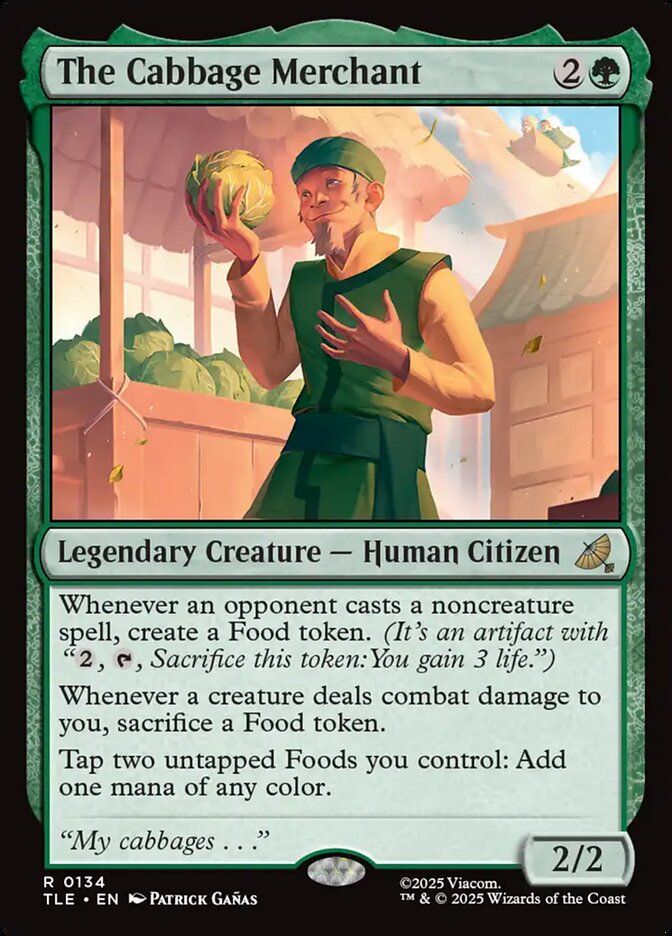 The Cabbage Merchant 134 (Avatar: The Last Airbender: Eternal-Legal)  - Foil | Chromatic Games