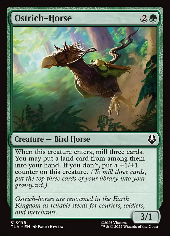 Ostrich-Horse 188 (Avatar: The Last Airbender)  | Chromatic Games