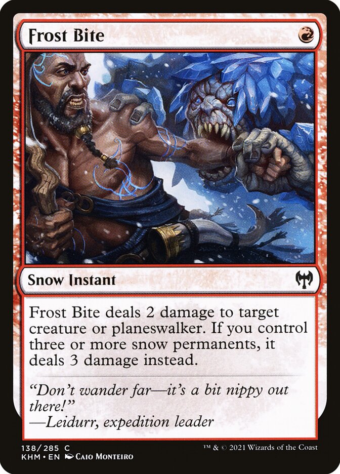 Frost Bite 138/285 (Kaldheim)  - Foil | Chromatic Games