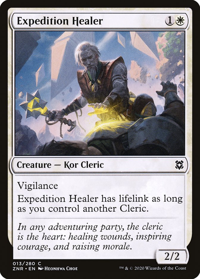 Expedition Healer 13/280 (Zendikar Rising)  - Foil | Chromatic Games