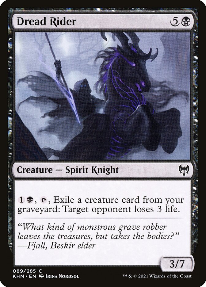 Dread Rider 89/285 (Kaldheim)  - Foil | Chromatic Games